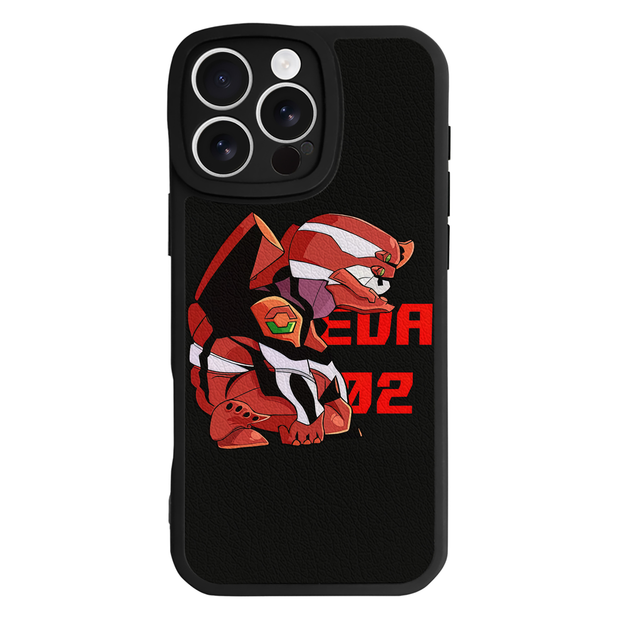 （画像用） EVA 新世紀エヴァンゲリオン 【iPhone 16シリーズ対応】シリコンスマホケース（レザー調） 材質：シリコン